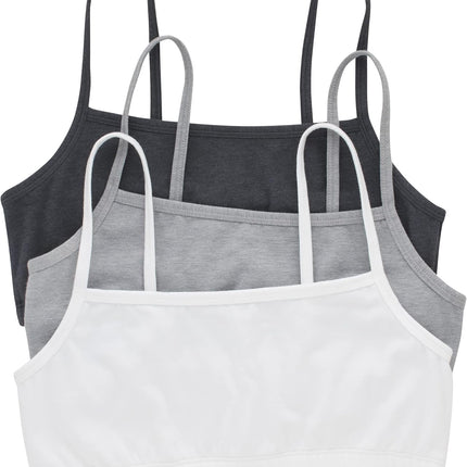 Women'S String Bralette Pack, 3-Pack, Cotton Sports Bralette Bras for Women, Solid or Assorted Wireless Bras