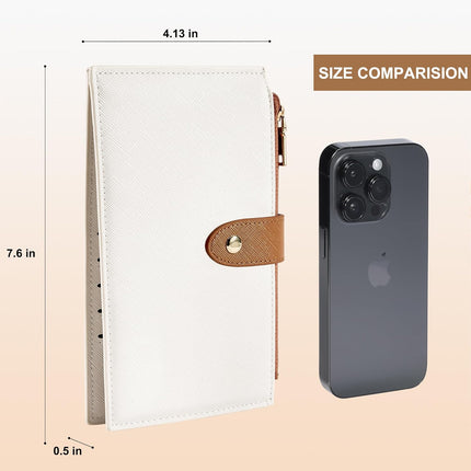 RFID Wallet Women Bifold Multi Card Wallet Case with Zipper Pocke Credit Card Holder for Women