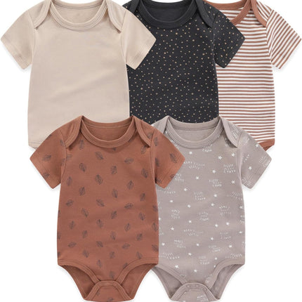 Unisex Baby Boy Girl Bodysuits Sets 20 Pack Cotton Casual New Born Clothes Comfort Infant Outfit Baby Essentials