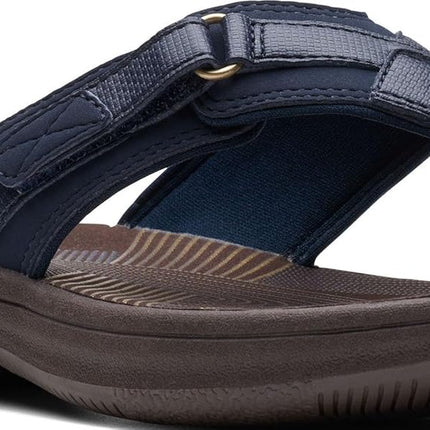 Clarks Women’s Breeze Sea Flip-Flops – Adjustable Lightweight Casual Sandals