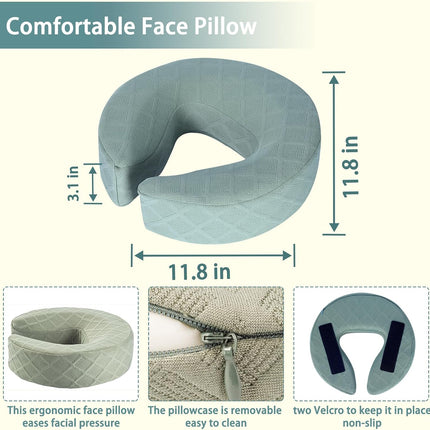 Massage Headrest for Bed,Bedside Bed Massage Head Holder for Home Mattress