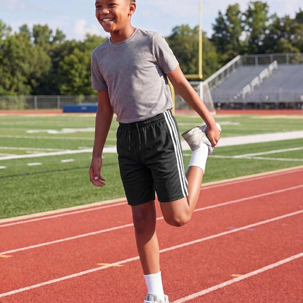 5 Pack: Boys' Mesh Basketball Athletic Shorts with Pockets – Teen Kids Youth Quick Dry Soccer Running Gym