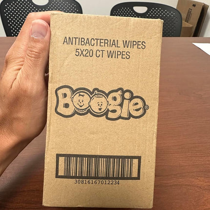 Antibacterial Hand Wipes - 100 Count - Hypoallergenic & Alcohol-Free - Travel and Diaper Bag Essential