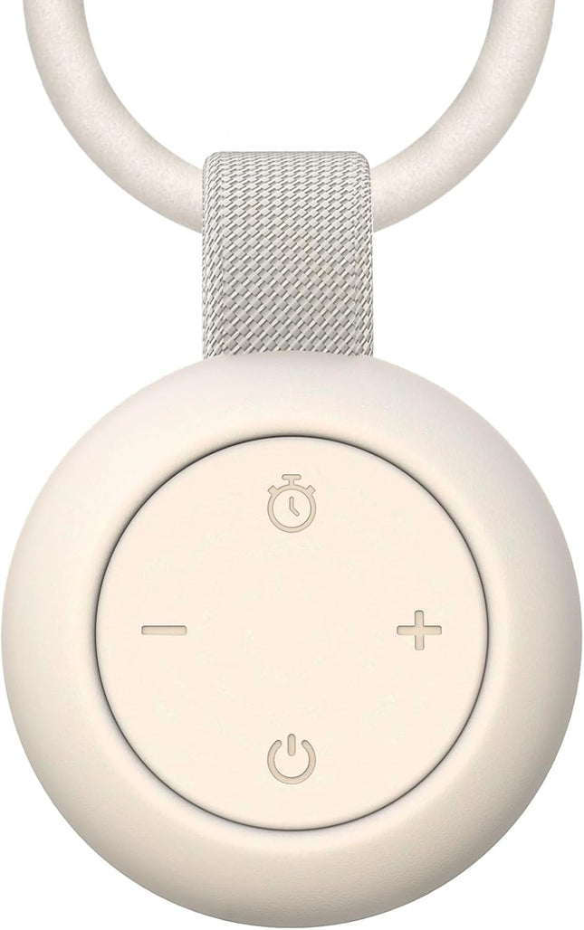 Portable Baby Sound Machine [White Noise for Babies Kids Adults][Timer Function][12 Soothing Sounds][Sleep Soother] 15 Hours Battery Life, Travel,Registry,Gifts,Shower,Clips on Baby Stroller