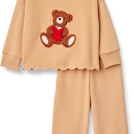 X Sofia Grainge Toddlers and Baby Girls' French Terry Sweatshirt Pant and Top Set