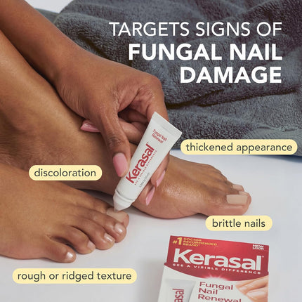 Nail Renewal, Restorative Nail Repair for Damaged Nails, 0.33 Fl Oz (Packaging May Vary)