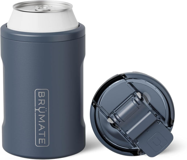 Hopsulator Duo 2-In-1 Can Cooler Insulated for Cans + 100% Leak Proof Tumbler with Lid | Can Insulated for Hard Seltzer, Beer, Soda and Energy Drinks