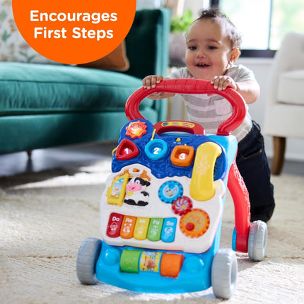 Sit-To-Stand Learning Walker (Frustration Free Packaging), Blue