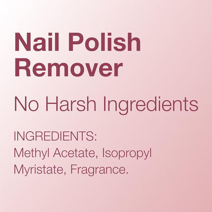 Nail Polish Remover, 6 Fl Oz (Pack of 2) | Acetone-Free Nail Care, Non Drying Liquid Formula