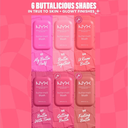 PROFESSIONAL MAKEUP Buttermelt Powder Blush, Fade and Transfer-Resistant Blush, up to 12HR Make up Wear, Vegan Formula - Butta Together