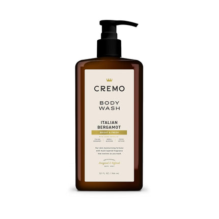 Rich-Lathering Italian Bergamot Body Wash for Men, 32 Fl Oz