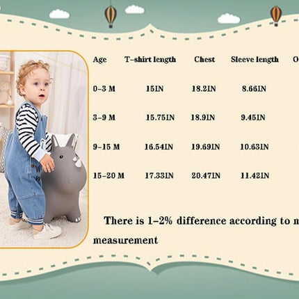 Cute Baby Boy Clothes Suit Toddler Boys' Striped Long Sleeve T-Shirt+Denim Overalls Jumpsuit Pants Outfits Sets