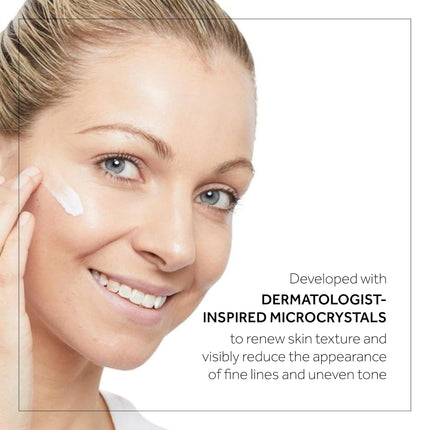 Microdermabrasion Total Renewal Face Scrub - Exfoliating Face Wash & Dark Spot Corrector for Sensitive Skin - Helps to Reduce the Appearance of Fine Lines & Even Skin Tone (2.5 Oz)