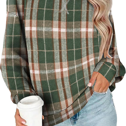 Women'S Crew Neck Sweatshirt Loose Pullover Long Sleeve Shirts Soft Tops for Women Fall Clothes 2025