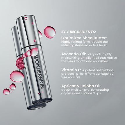 Lip Oil Rehab Serum - Color Changing Lip Oil from Clear to Pink - Ph-Activated, Non-Sticky & Hydrating Tinted Serum for Dry Lips (Kissed)