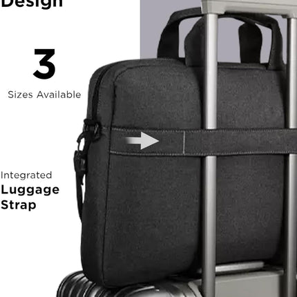 Laptop Bag T210, Messenger Shoulder Bag for Laptop or Tablet, Sleek, Durable & Water-Repellent Fabric