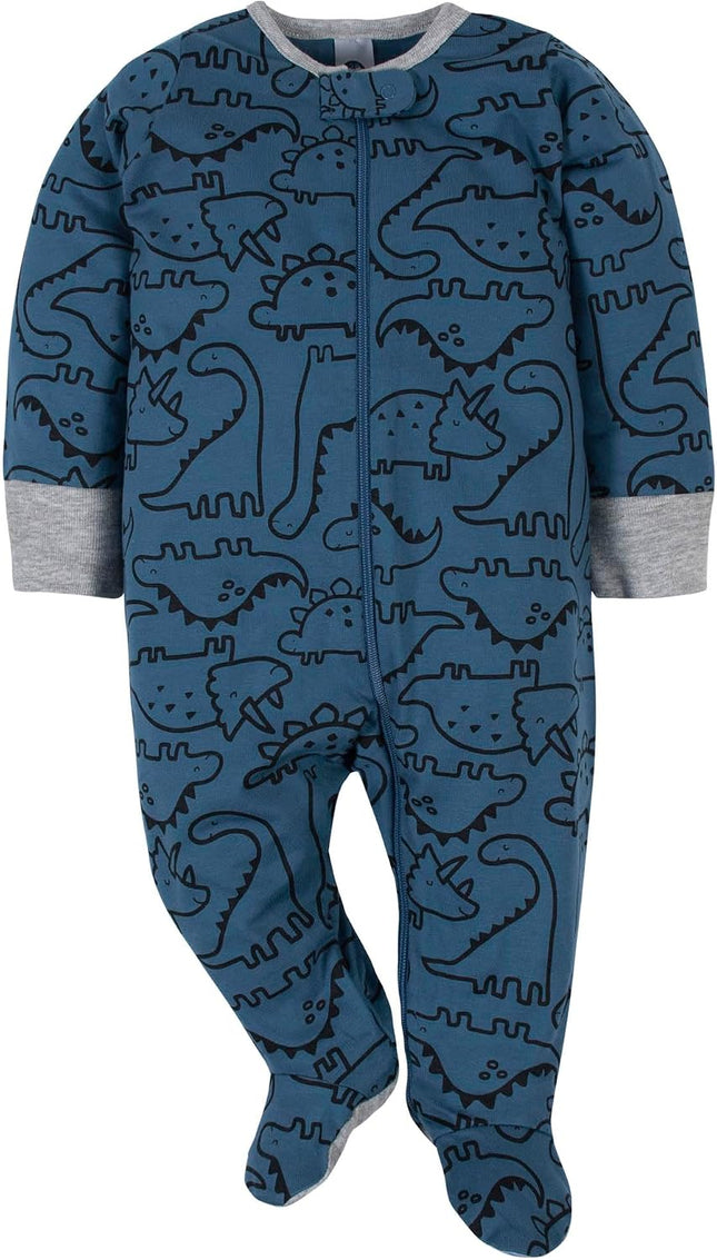 Baby Boys' 4 Pack Sleep 'N Play Footie