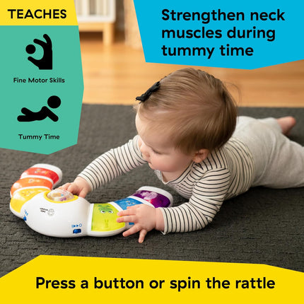 Glow & Discover Light Bar Musical Toy, Activity Station, Sitting up and Tummy Time Toy, Color and Animal Learning Toy, Infant Ages 3 Months+