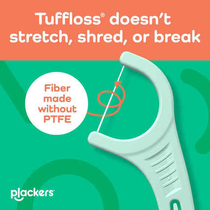 ® Micro Line® Floss Picks - Intense Mint, Floss Fiber Made without PTFE, 300 Count