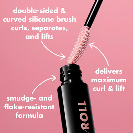 E.L.F. Lash 'N Roll® Curling & Lifting Mascara, Pitch Black, 0.32Oz