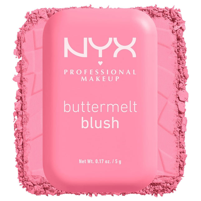 PROFESSIONAL MAKEUP Buttermelt Powder Blush, Fade and Transfer-Resistant Blush, up to 12HR Make up Wear, Vegan Formula - Butta Together