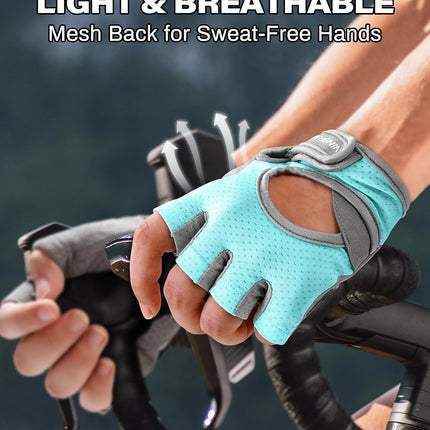 Workout Gloves for Women and Men, Breathable Weight Lifting Gloves for Gym Exercise, Fitness, Training, and Cycling, with Excellent Grip and Cushion Pads