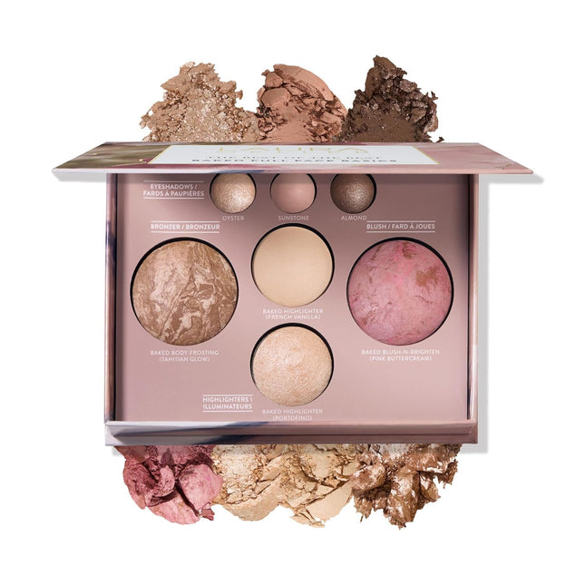 Laura Geller New York Best of the Best Baked Makeup Palette – 7-in-1 Full Face Palette with Bronzer, Blush, Highlighters & Eyeshadows