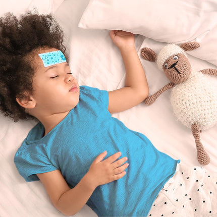 BeKOOOL Kids Cooling Gel Sheets – Non-Medicated Cooling Patches for Fever Discomfort