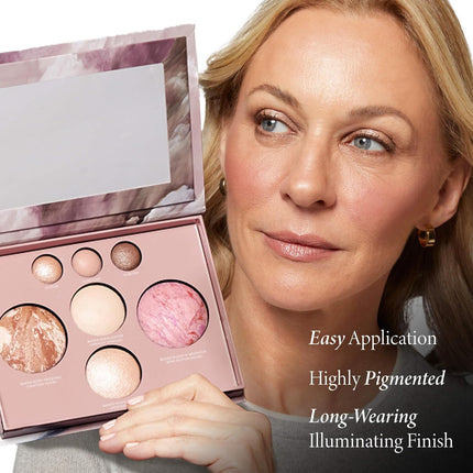 Laura Geller Best of the Best Baked Face Palette – Eyeshadow, Blush, Bronzer & Highlighter Makeup Set