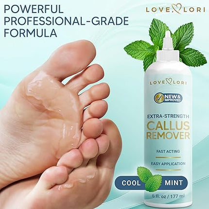 Extra Strength Foot Callus Remover Gel – Professional Foot Care Pedicure Treatment 6oz