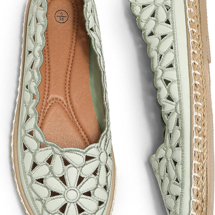 HEAWISH Women’s Daisy Ballet Flats – Round Toe Slip-On Casual Walking Shoes
