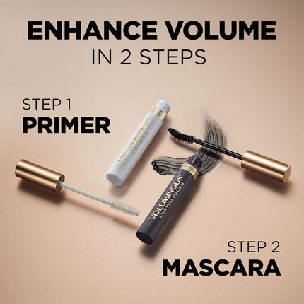 L'Oréal Paris Original Voluminous Mascara – Washable Lengthening & Volumizing Mascara with Curved Brush, Black, 0.26 Fl Oz, 2-Pack