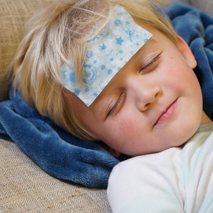 BeKOOOL Kids Cooling Gel Sheets – Non-Medicated Cooling Patches for Fever Discomfort
