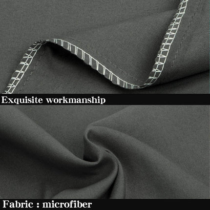 NTBAY Queen Microfiber Pillowcases Set of 4 – Soft Brushed Microfiber Pillow Covers with Envelope Closure, Wrinkle & Fade Resistant Bedding, Dark Grey, 20 x 30 Inches