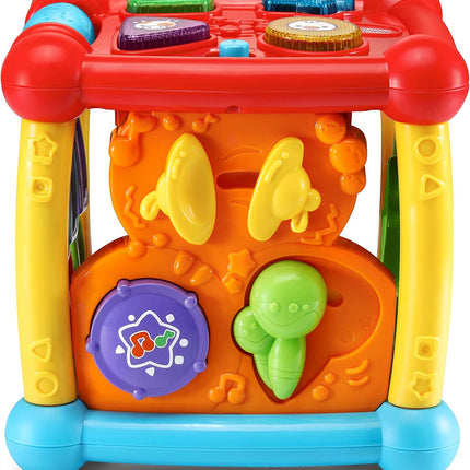 VTech Busy Learners Activity Cube – Interactive Learning Toy with Lights, Sounds & Music, Ages 6–36 Months