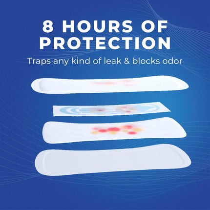 Maxi Super Long Pads for Women, Wingless, Reliable Protection and Absorbency of Feminine Periods, 66Ct
