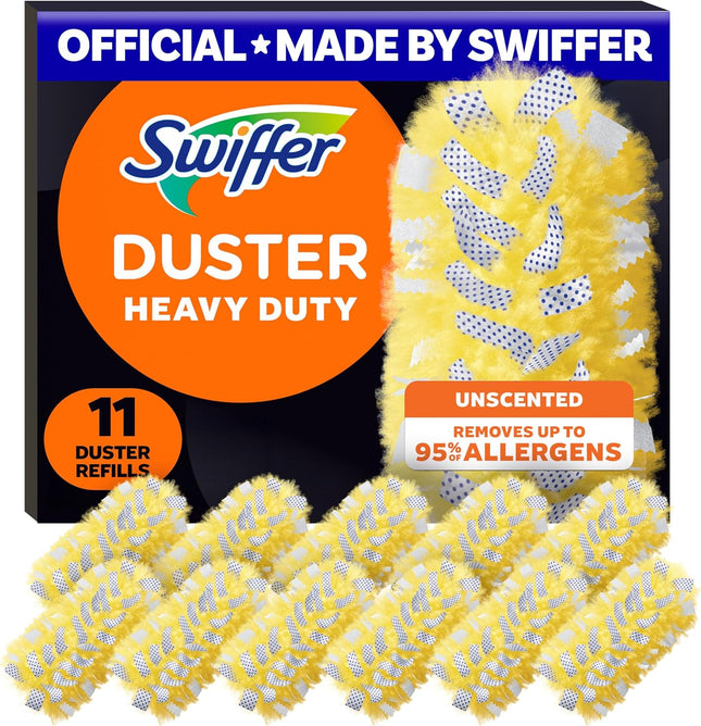 Dusters Heavy Duty Multi-Surface Duster Refills for Cleaning, Unscented, 11 Count