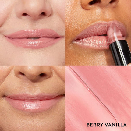 Italian Marble Sheer Lipstick - Berry Vanilla - Hydrating & Lightweight - Vitamin E & Caster Seed Oil - Cream Finish