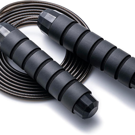Jump Rope, Adjustable Jump Ropes,Skipping Rope Tangle-Free Rapid Speed with Ball Bearings for Women Men Kids,Exercise & Slim Body Jumprope at Home School Gym