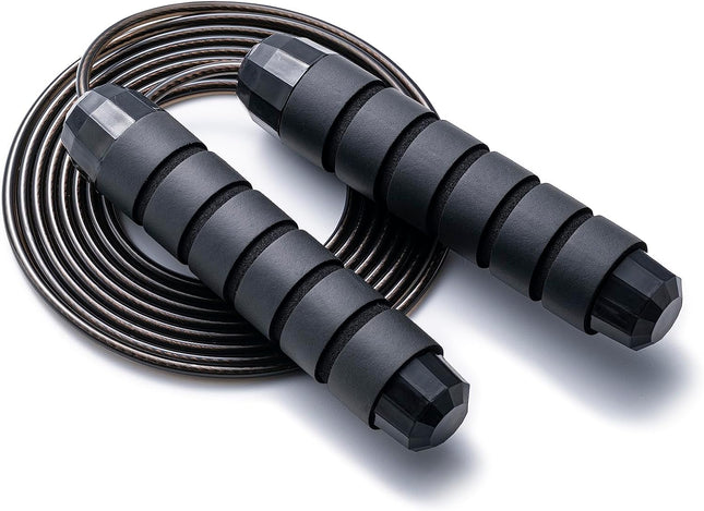 Jump Rope, Adjustable Jump Ropes,Skipping Rope Tangle-Free Rapid Speed with Ball Bearings for Women Men Kids,Exercise & Slim Body Jumprope at Home School Gym