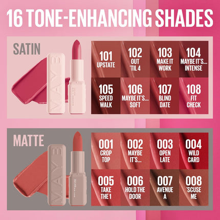 MAYBELLINE Serum Lipstick, Hydrating Lip Makeup with 8Hrs of Lip Plumping Moisture with Hyaluronic Acid + Oil Blend, Upstate (Light Cool Brown Satin)