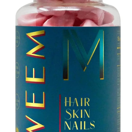 Hair Skin and Nails Gummies - Supports Healthy Hair - Vegan Biotin Vitamins for Women & Men Supports Faster Hair Growth, Stronger Nails, Healthy Skin, Extra Strength (1)