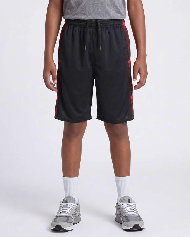 5 Pack: Boys' Mesh Basketball Athletic Shorts with Pockets – Teen Kids Youth Quick Dry Soccer Running Gym