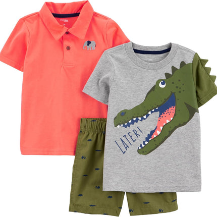 Baby Boys 3-Piece Playwear Set
