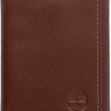 Timberland Men'S Leather Trifold Wallet with ID Window