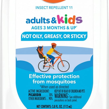 OFF! Insect Repellent Lotion for Adults & Kids, Fragrance-Free Picaridin Bug Repellent for Everyday Deet-Free Protection from Mosquitoes and Ticks, 3.8 Oz | Insect-Repellants