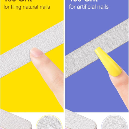 Nail File and Buffer Blocks with Nail Care Kit, 13 Pcs Manicure Kit for Women with Milk and Honey Cuticle Oil and Cuticle Trimmer Set