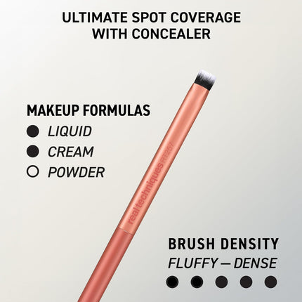 Face Base 4 Piece Makeup Brush Set, Makeup Brushes Set for Foundation, Concealer, Contour & Powder, Cruelty-Free Synthetic Bristles