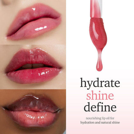 Korean Lip Oil - Appleplum | Long-Lasting, Moisturizing, Plumping, Revitalizing for Dry Lips, Waterproof, No Peel Off, Korean Tint, Hydrating Lip Stain, Nourishing Crystal Clear, 0.12 FL Oz