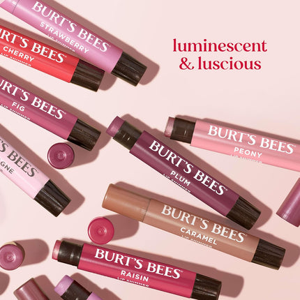 Lip Shimmer Nude Collection, Tinted Lip Balm Stick, Moisturizing for All Day Hydration with Natural Glowy Pigmented Finish & Buildable Color, 3 Warm Shades, Value Pack, 0.09 Oz., Three Tubes